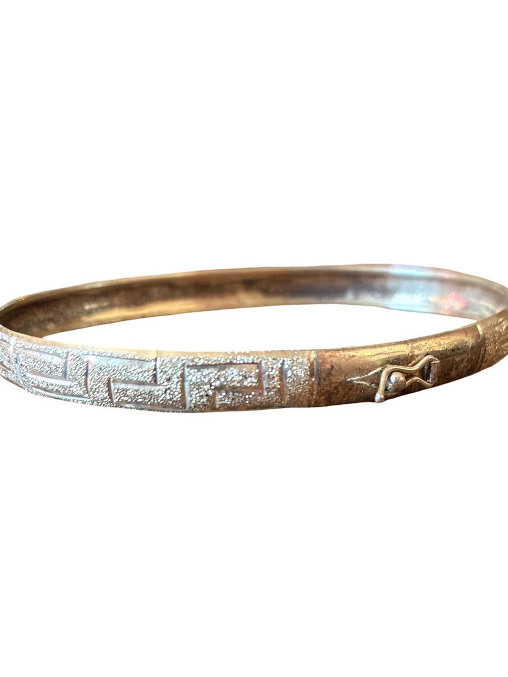Vintage Sterling 925 ADI Byzantine Bangle Brac